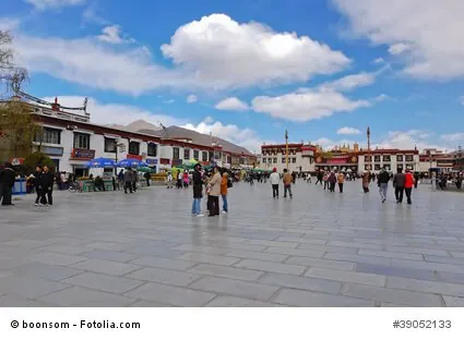 Jokhang Tempel am Barkhor Square, Tibet