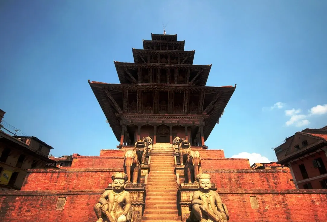 Der Nyatapola-Tempel in Bhaktapur