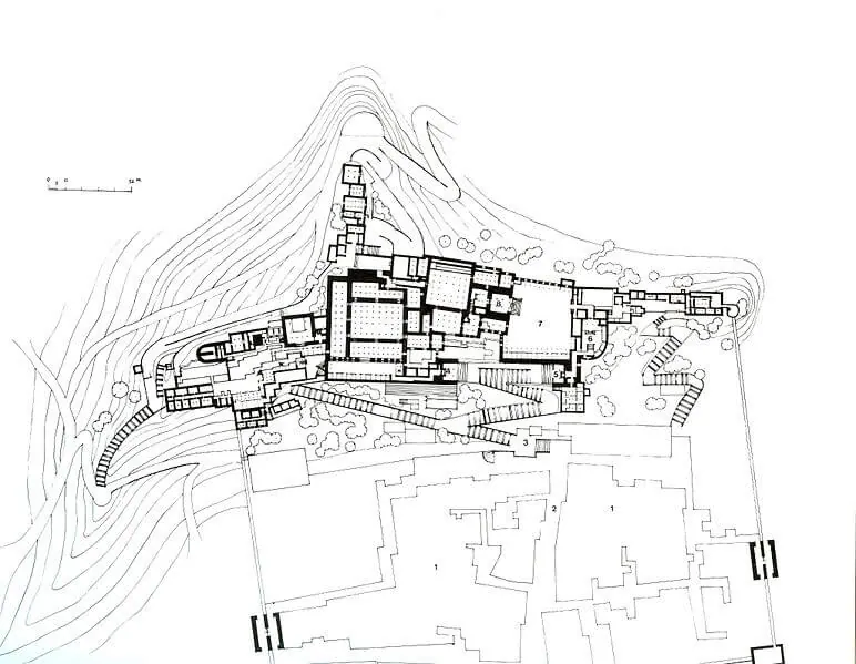 Potala-Palast - ein Lageplan