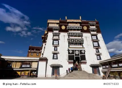 Der Weiße Palast im Potala-Palast