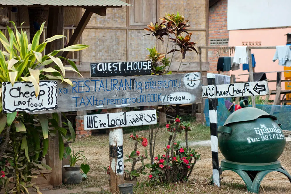 "We are local" Aktionen in Laos