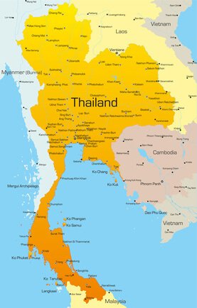 THAILAND: Karten, Wetter, Infos & Tipps für den Urlaub im Königreich