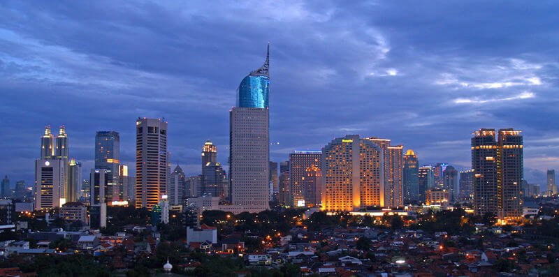 Skyline von Jakarta