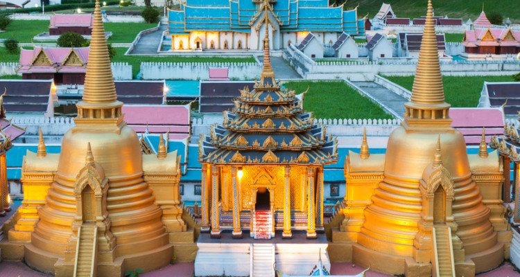 Im Mini Siam Park bei Pattaya